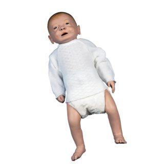 Baby Care Model - Male vauvanhoitonukke sairaanhoidon opetukseen tai tulevien vanhempien ohjaukseen.