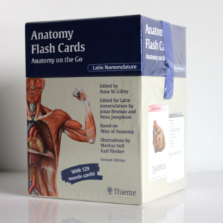 Thieme Flashcards -anatomia muistikortit