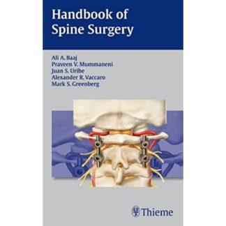 HANDBOOK OF SPINE SURGERY 9781604064193